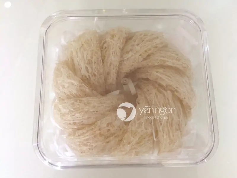 Hộp nhựa duy tân đựng 100gr yến thô hoặc 50gr tinh chế