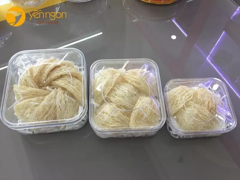 Hộp vuông đựng 100gr, 50gr, 30gr yến