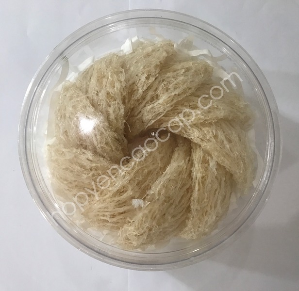 Hộp nhựa hình tròn đựng 100g Yến _ Mã: 125