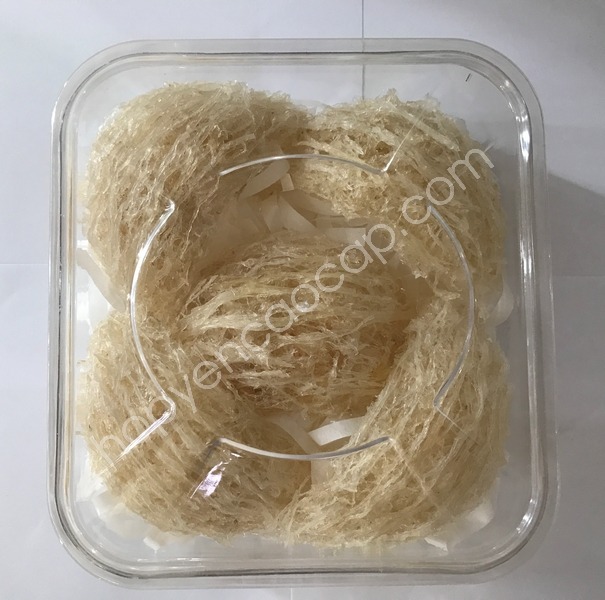 Hộp nhựa hình vuông đựng 100g Yến _ Mã:0220