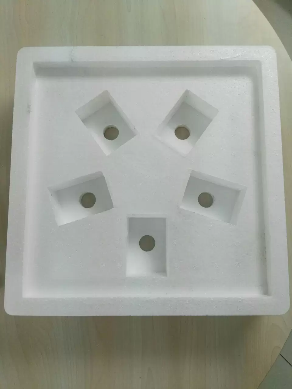 Khay xốp đựng 6 hũ yến tròn -KX06