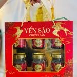 Hộp đựng 6 hũ yến chưng sẵn 70ml đẹp