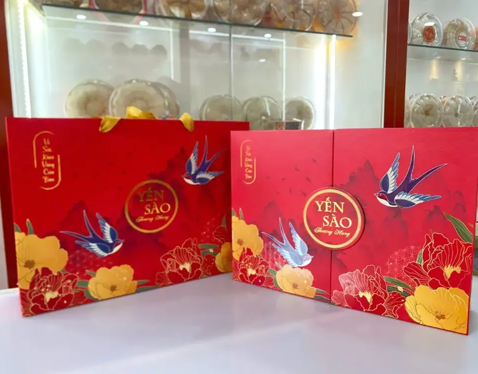 Hộp quà đựng yến sào đẹp
